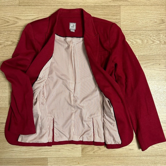 JCPenney Raspberry Blazer Jacket | Size L | - Picture 6 of 14